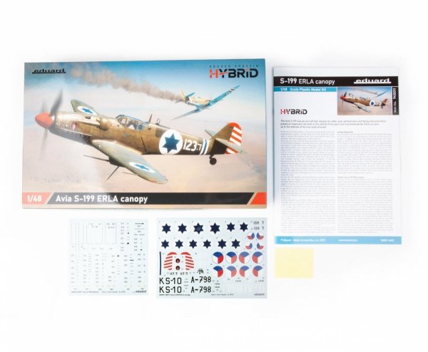 Eduard 948011 Avia S-199 ERLA canopy Hybrid 1/48