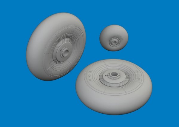 Eduard 6481163 Beaufighter Mk.VI wheels for REVELL 1/48