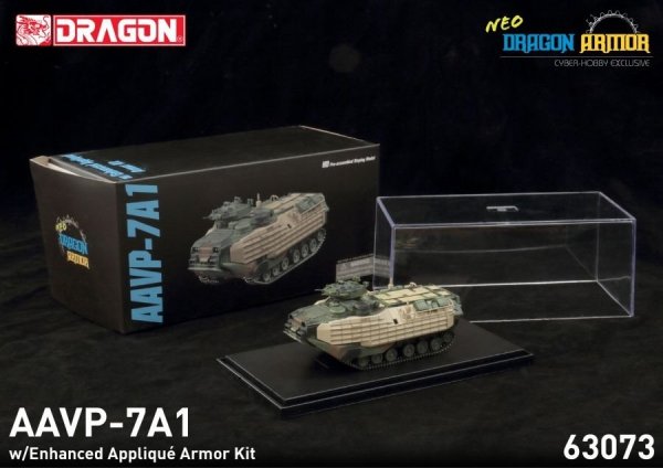 Dragon Armor 63073 AAVP-7A1 w/Enhanced Applique Armor Kit 1/72