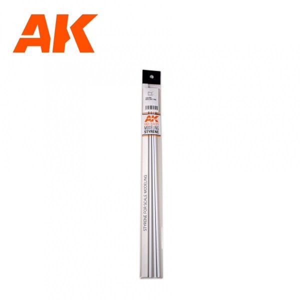 AK Interactive AK6549 SQUARE HOLLOW TUBE 5.00 X 350MM – STYRENE SQUARE HOLLOW TUBE – (3 UNITS)