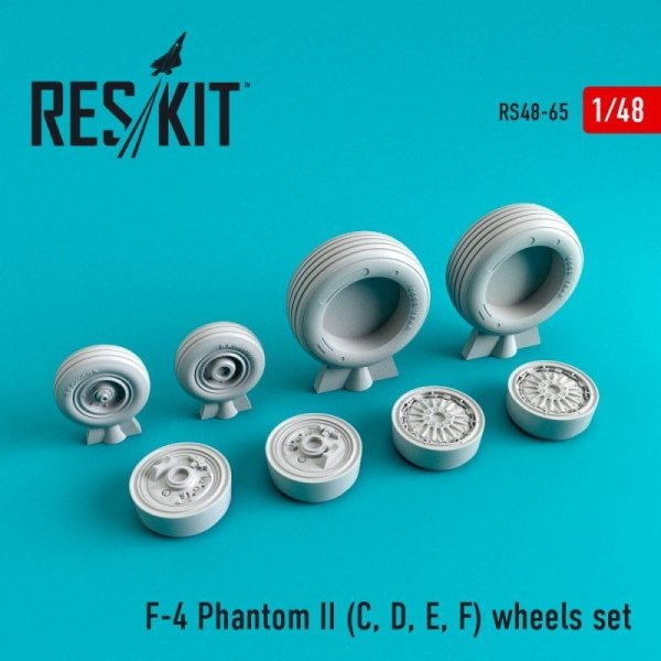 RESKIT RS48-0065 F-4 Phantom II (C, D, E, F) wheels set 1/48