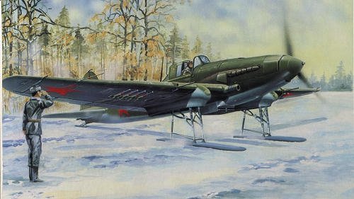 Hobby Boss 83202 Ilyuszyn IL-2 Sturmovik on Skis (1:32)