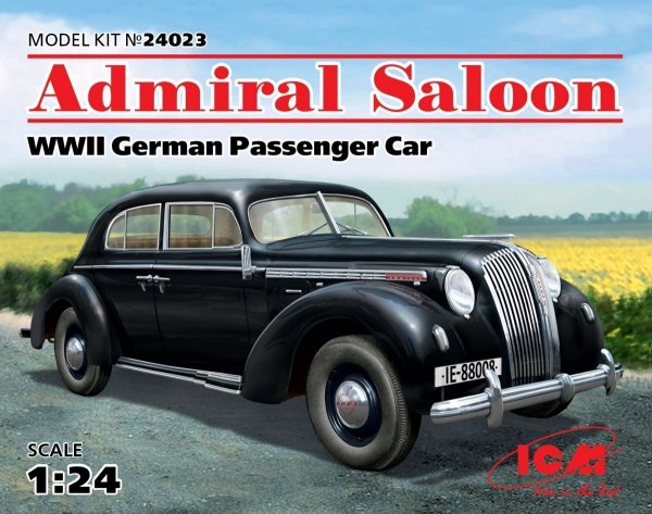 ICM 24023 Admiral Saloon, WWII German Passenger Car 1/24