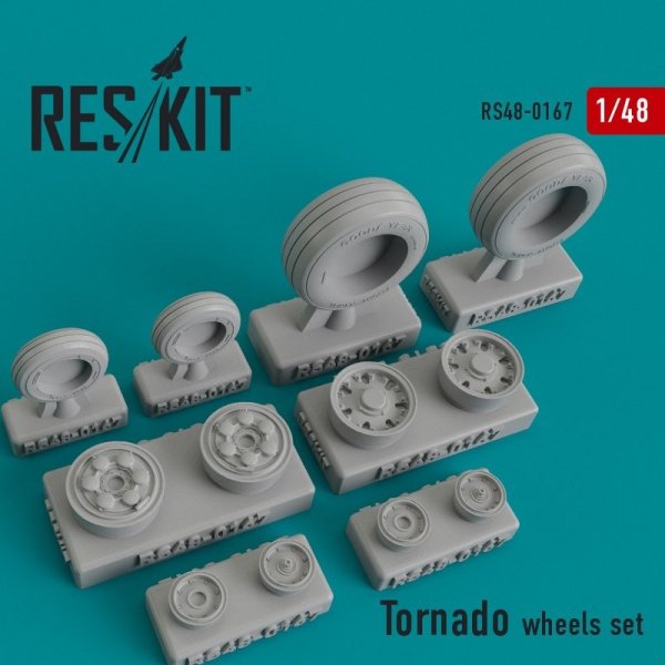 RESKIT RS48-0167 Tornado wheels set 1/48
