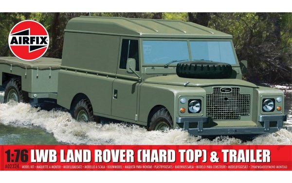 Airfix 02324 LWB Landrover (Hard Top) and Trailer 1/76