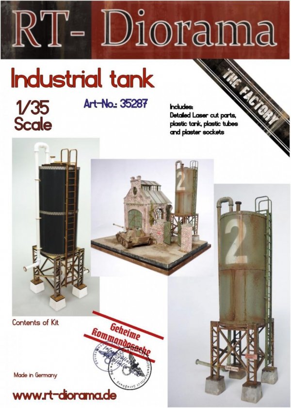 RT-Diorama 35287 Industrial tank 1/35