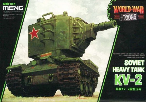 Meng Model WWT-004 Soviet KV-2 Heavy Tank
