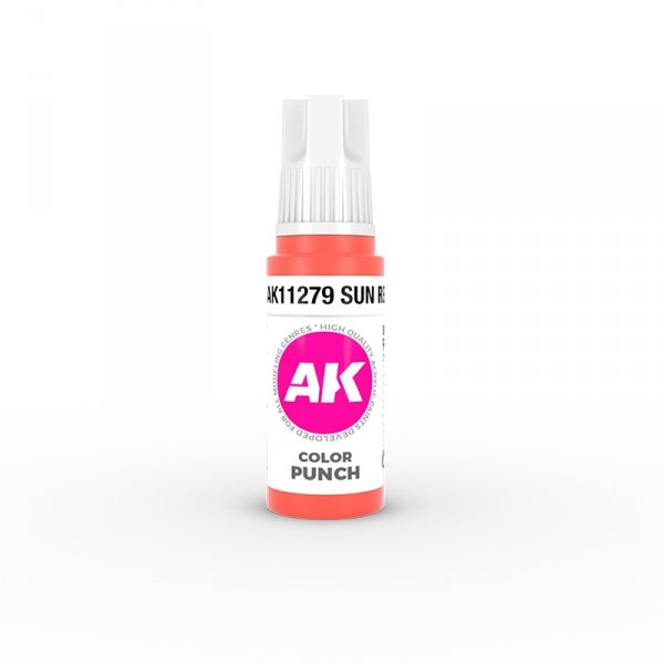 AK Interactive AK11279 SUN RED – COLOR PUNCH 17ml