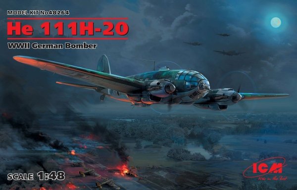ICM 48264 He 111H-20, WWII German Bomber 1/48