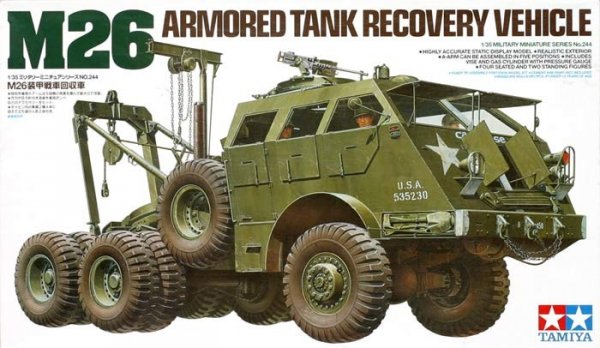 Tamiya 35244 M26 Armored Tank Recovery Vehicle (1:35)