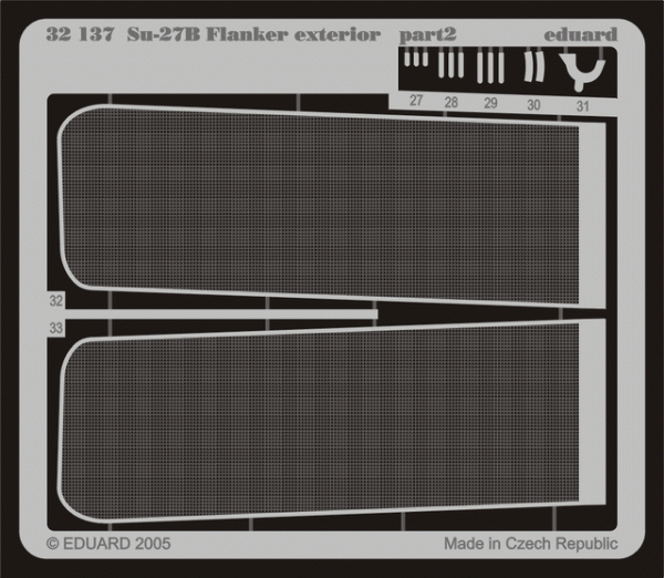 Eduard 32137 Su-27 Flanker B exterior 1/32 TRUMPETER