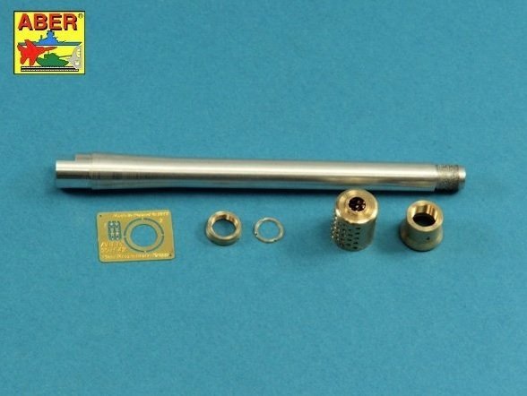 Aber 35L-261 Lufa 150mm z hamulcem do niemieckiego czołgu E-100 z wieżą Krupp 1/35