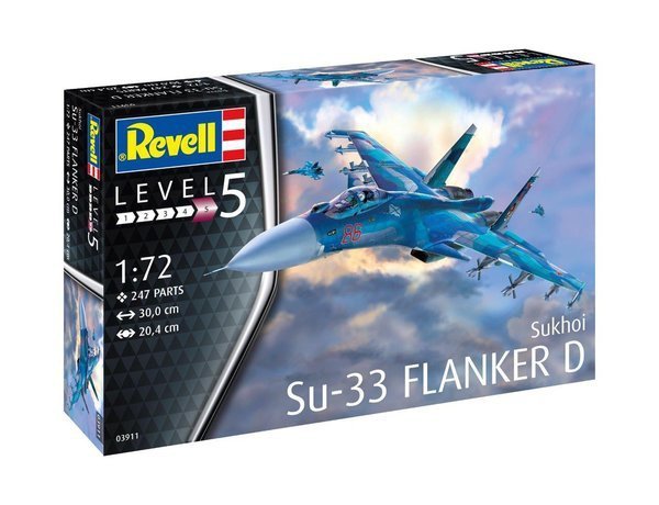 Revell 03911 Sukhoi Su-33 Navy Flanker Model Kit 1:72