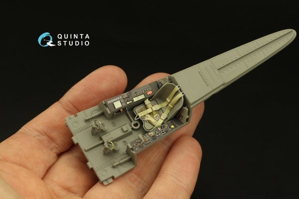 Quinta Studio QD35101 FW 190A-6 3D-Printed &amp; coloured Interior on decal paper (Border Model) 1/35
