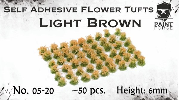 Paint Forge PFFL2605 Light Brown Flowers 6mm