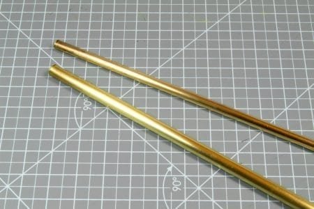 AK Interactive AK9111 BRASS PIPES 1.2MM Ø. 5 UNITS