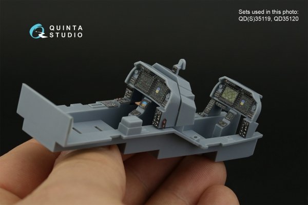 Quinta Studio QD35120 AH-1Z luminous displays for QD+35119/QDS-35119 sets (Academy) 1/35