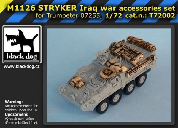 Black Dog T72002 M1126 STRYKER Iraq War for Trumpeter 07255 1/72