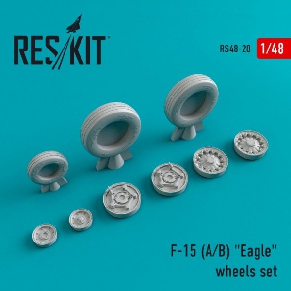 RESKIT RS48-0020 F-15 (A/B) &quot;Eagle&quot;resin wheels 1/48