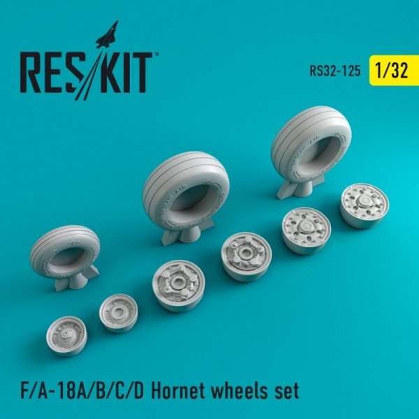 RESKIT RS32-0125 F-18 Hornet wheels set 1/32