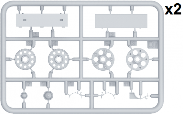 MiniArt 37033 T-34/85 SEA STAR WHEELS SET 1/35