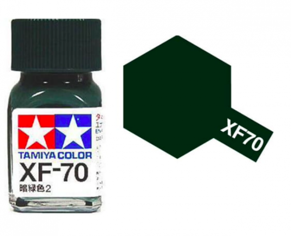 Tamiya XF70 Dark Green 2 (80370) Enamel Paint
