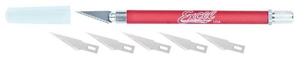 Excel 19018 K18 Grip-On Knife w/5 20011 Blades and Safety Cap