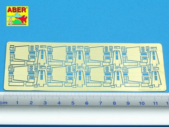 Aber 35A071 Skrzynki amunicyjne do Niemieckiego MG 34 i MG 42 (1:35)