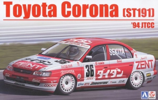Aoshima 10396 Toyota Corona ST191 1994 JTCC Version Beemax No.17 1/24