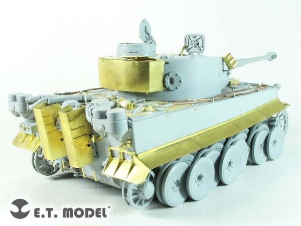 E.T. Model EA35-116 WWII German TIGER I “Tunisian Initial”Fender &amp; Side Skirts For DRAGON Smart Kit 1/35