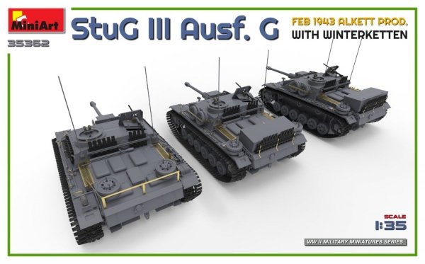 Mini Art 35362 StuG III Ausf. G FEB 1943 ALKETT PROD. WITH WINTERKETTEN 1/35