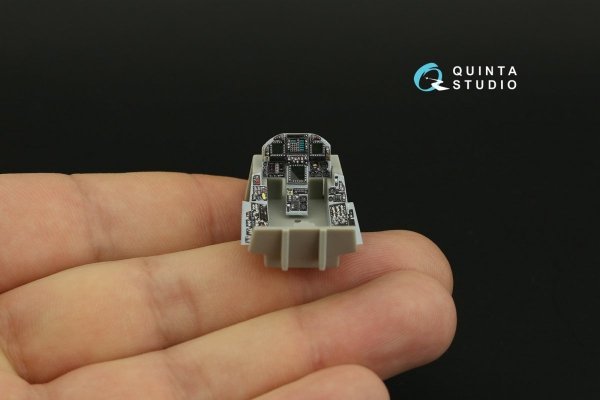 Quinta Studio QDS48280 F/A-18C late 3D-Printed &amp; coloured Interior on decal paper (HobbyBoss)(Small version) 1/48