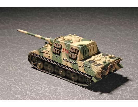 Trumpeter 07294 German Sd.Kfz 186 Jagdtiger (Porsche gear) w Zimme (1:72)