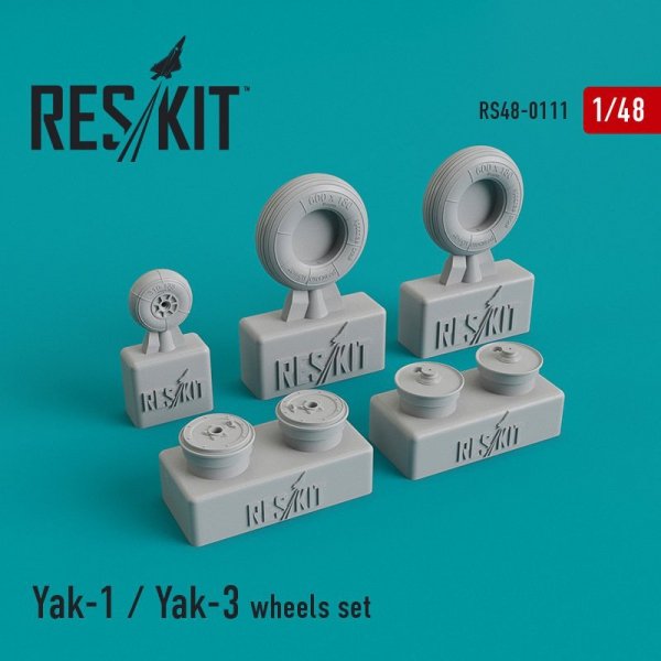 RESKIT RS48-0111 Yak-1 / Yak-3 wheels set 1/48