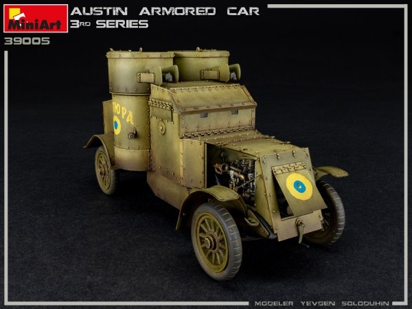 MiniArt 39005 AUSTIN ARMORED CAR 3rd SERIES: UKRAINIAN, POLISH, GEORGIAN, ROMANIAN SERVICE. INTERIOR KIT 1/35