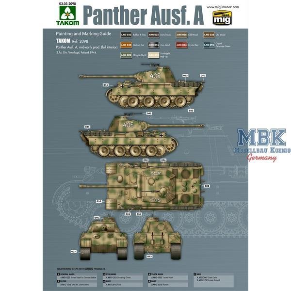 Das Werk DW35010 Panther Ausf.A early / mid Version 1/35