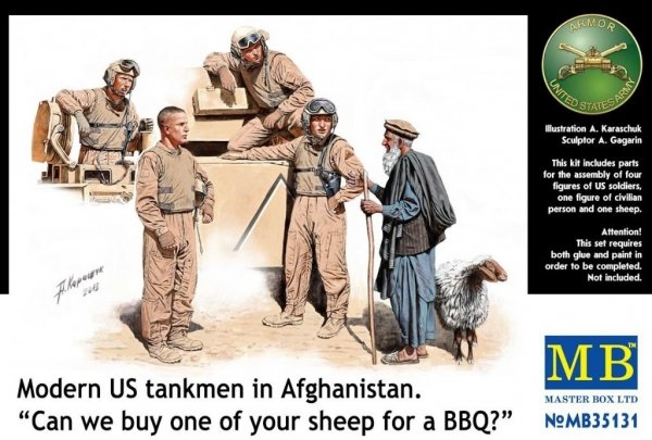 Master Box 35131 Modern US tankmen in Afghanistan (1:35)
