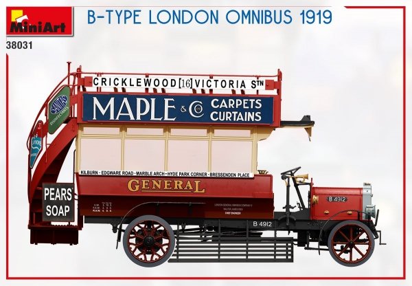 MiniArt 38031 B-TYPE LONDON OMNIBUS 1919 1/35