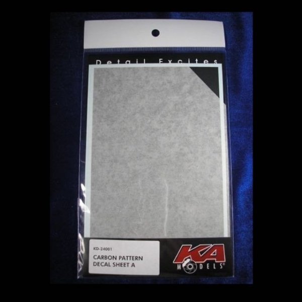 KA Models KD-24001 Carbon Decal Sheet A