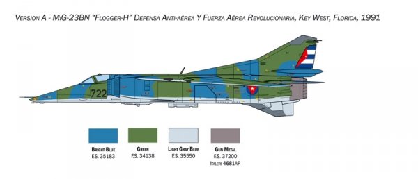 Italeri 2817 MiG-27/MiG-23BN Flogger 1/48