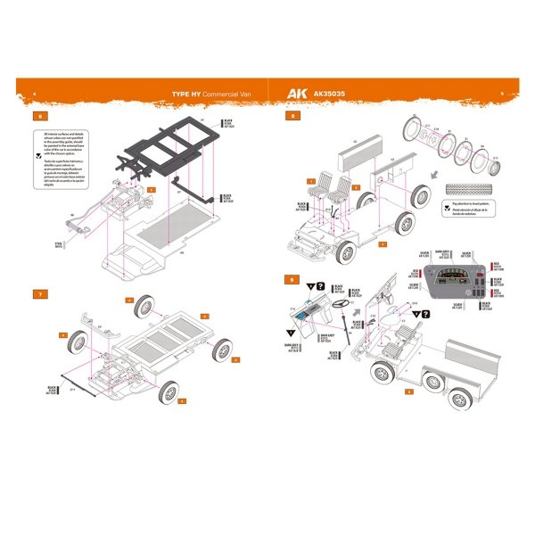 AK Interactive AK35035 Type HY Commercial Van 1/35