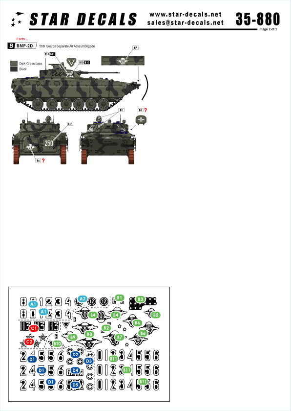 Star Decals 35-880 Soviet in Afghanistan part 4 1/35