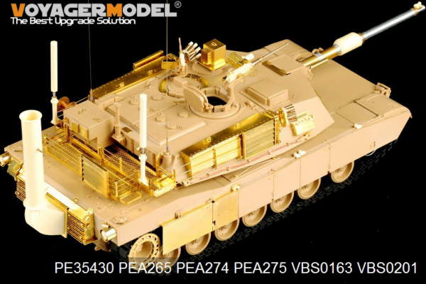 Voyager Model PEA275 Modren US Army M1A1&amp;M1A2 side skirts (For TAMIYA 35269) 1/35
