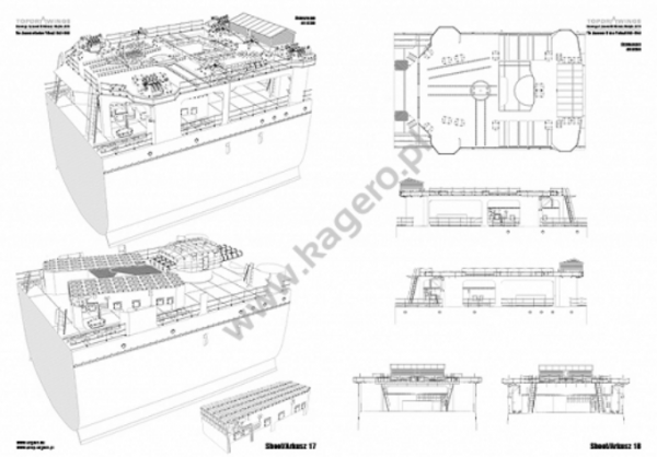 Kagero 7031 Yahagi. Japanese Light Crusier 1942-1945 EN/PL