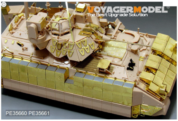 Voyager Model  PE35660 Modern US Army M2A3 BRADLEY w/BUSK III IFV Basic (Gun barrel ,smoke discharger include) (For MENG SS-004) 1/35