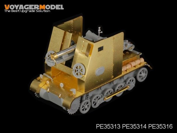 Voyager Model PE35314 WWII German 150mm s.IG.33(Sf) auf Pz.Kpfw.I Ausf.B Amour Plate For DRAGON 6259 1/35