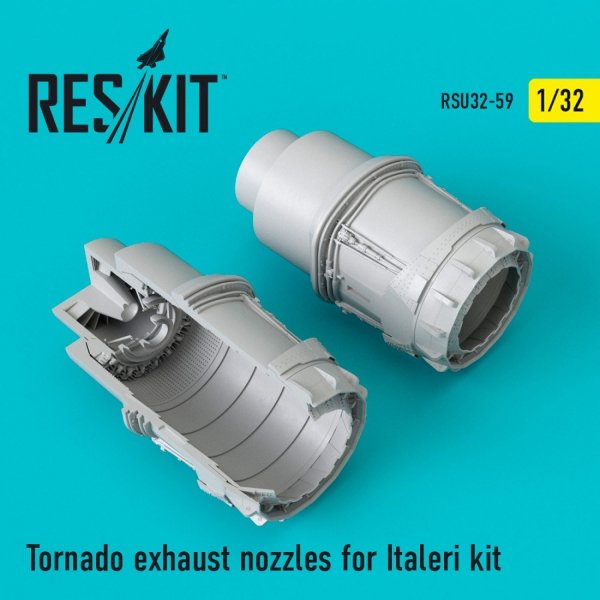 RESKIT RSU32-0059 TORNADO EXHAUST NOZZLES FOR ITALERI KIT 1/32