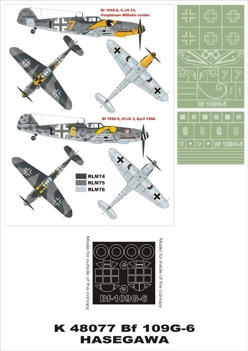 Montex K48077 Bf 109G-6 1/48