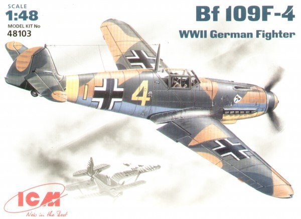 ICM 48103 Bf 109F-4 WWII German Fighter (1:48)