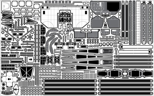 Pontos 35022F1 BISMARCK 1941 Detail Up Set (1:350)